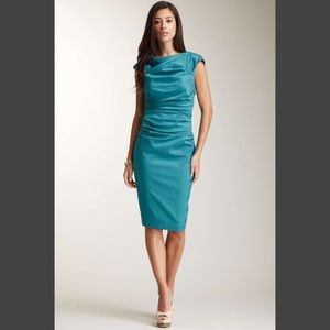 Ruched sheath dress